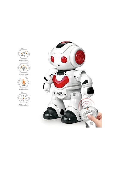 Uzaktan Kumandalı Işıklı Müzikli Dans Eden Akıllı Robot - Eğitici Robot Oyuncak