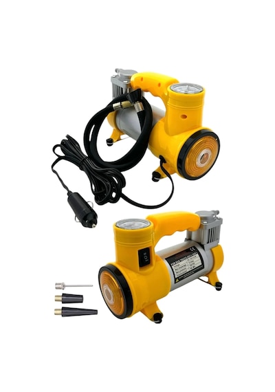 Elektrikli Araba Lastik Şişirme / 150 Psı - 12v / Taşınabilir Metal Hava Kompresörü 4741