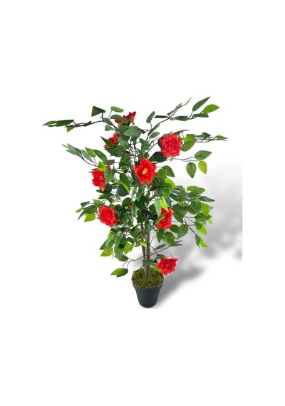Yapay Ağaç Kırmızı Nilüfer Ağacı 90cm