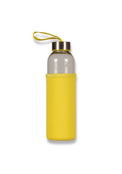 500 Ml Cam Matara Açık Sarı