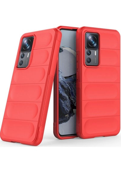 Xiaomi Mi 12t Pro Kılıf Optimum Silikon - Kırmızı 0.2M-Çok Renkli
