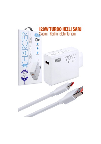 Diğer - Xiaomi Redmi Note 14 - Note 14 Pro Uyumlu Turbo Hızlı Şarj Aleti 67w - 120w