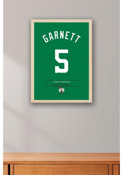 Kevin Garnett Çerçeveli Tablo - Basketbol Nba Posteri Tablo