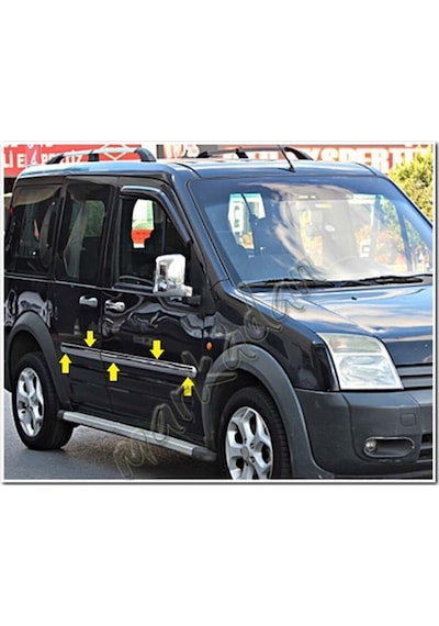 Markadan Ford Connect Krom Yan Kapı Çıtası 2002-2014 4 Parça   Pasl