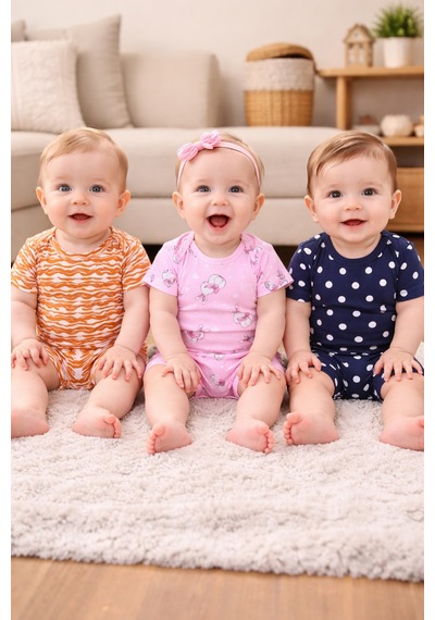 Fuar Bebe 3lü Set lila