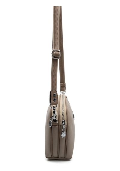 Silver Polo Sp765 Kadın Çapraz Çanta Düz Koyu Bej-latte