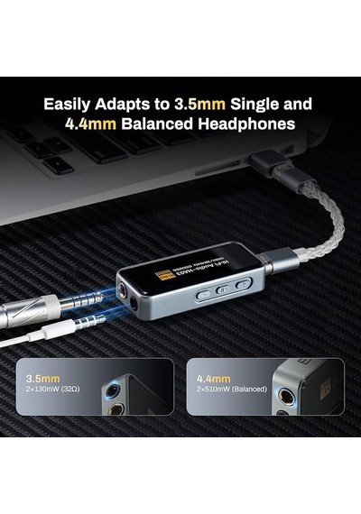 Piva Pıva Bj10 Taşınabilir Kulaklık Amplifikatörü Ve Dac Type-c