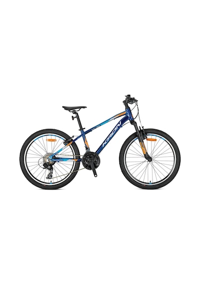 Kron Xc 75 - 24 Mtb - 13' - 21 Vites -m.disc - Lacivert/turuncu-gri-mavi