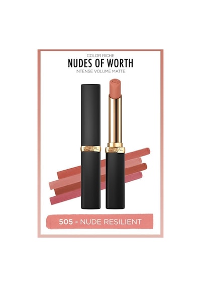 L'Oreal Paris Color Riche Intense Volume Matte Ruj 505 Nude Resilient