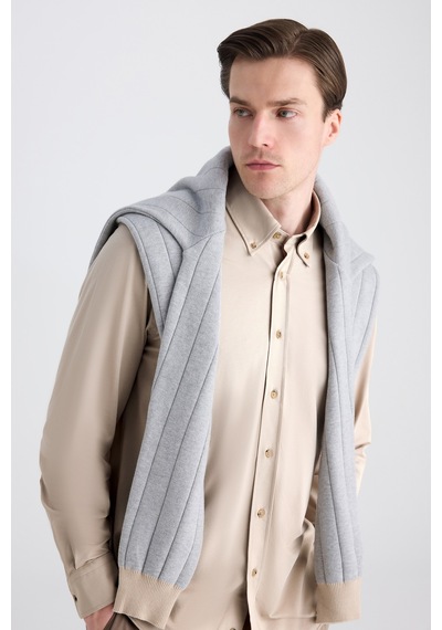 D'S Damat Ds Damat Comfort Bej Örme Gömlek 5hc02td02265m Bej