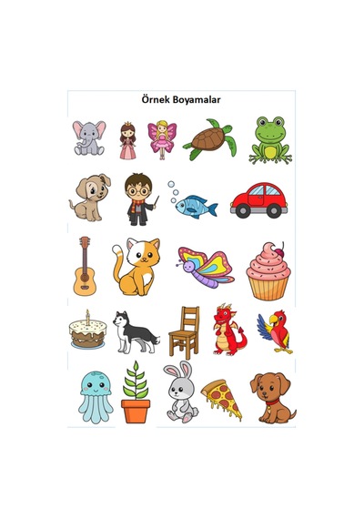 Resim Çizmeyi Öğreten Eğitim Seti