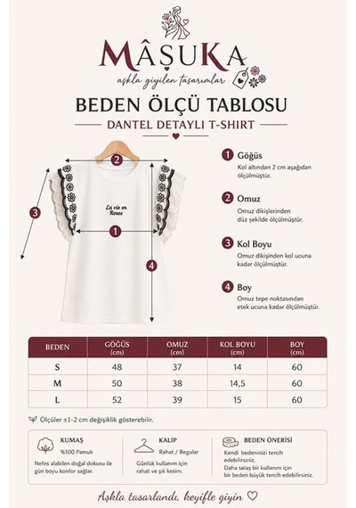 Maşuka Dantel Detaylı Fırfır Kollu %100 Pamuk Kadın Tişört - Günlük Şık Bluz Siyah / Siyah Siyah / Siyah Maşuka Dantel Detaylı Fırfır Kollu %100 Pamuk Kadın Tişört - Günlük Şık Bluz Siyah / Siyah Siyah / Siyah