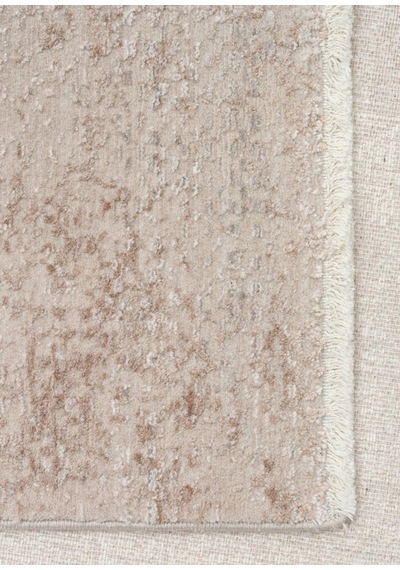 Eko Halı Mahal Mood 05 Beige Grey Polyester Akrilik Klasik Desenli Premium Salon Halısı Bej
