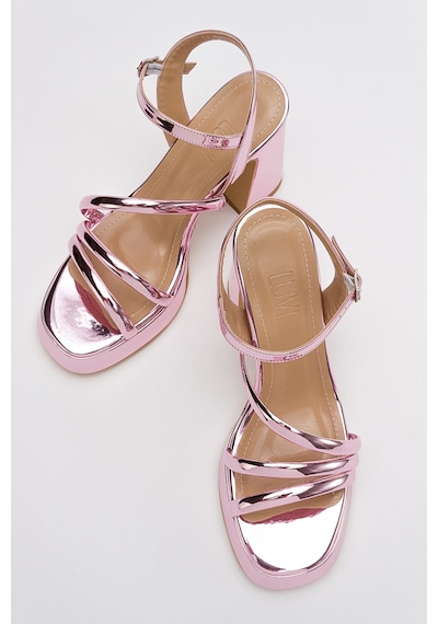 Luvishoes Heas Pembe Kadın Topuklu Ayakkabı Pembe
