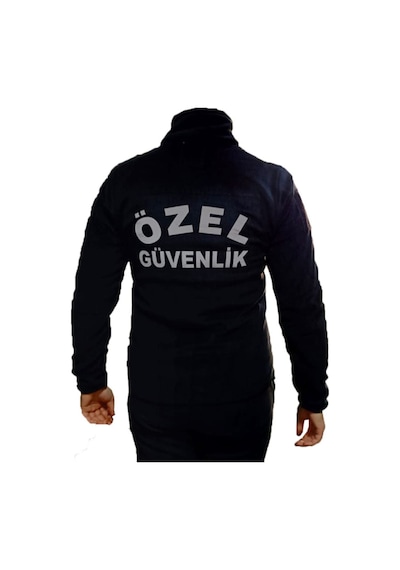 Özel Güvenlik Polar Siyah Mont 5 Cepli Yeni Model 3d Armalı Özel Güvenlikler Için Özel Üretim Siyah