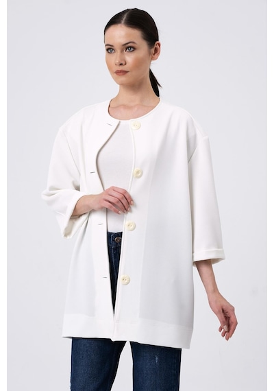 ALEXANDERGARDI İNCE CEKET (B22-252A) Ekru