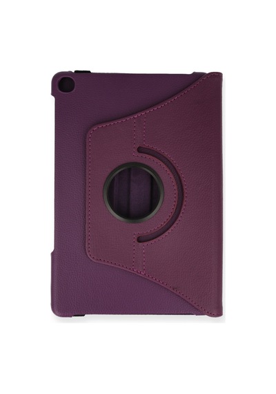 Tab M10 Tb328fu Kılıf 360 Tablet Deri Kılıf - Mürdüm Arka Kapak