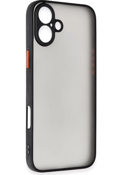 Newface Apple İphone 16 Plus Kılıf Montreal Silikon Kapak - Siyah