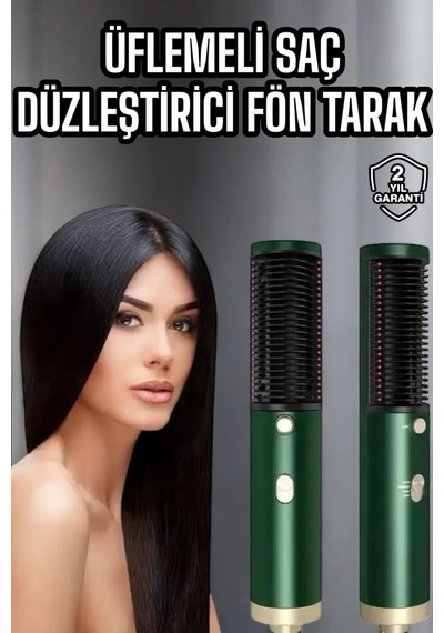 İyon Özellikli Saç Düzleştirici Fön Makinesi - Elektriklenme Karşıtı
