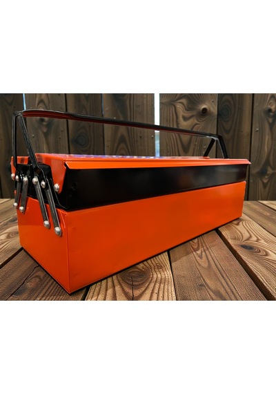 Katlanır 3 Gözlü Metal Takım Çantası 51 Cm 51 Cm