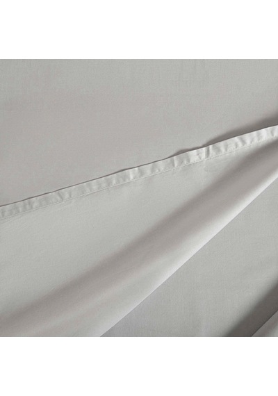 Luxury %100 Pamuk Çift Kişilik Düz Çarşaf 240x260 Cm Soğuk Gri