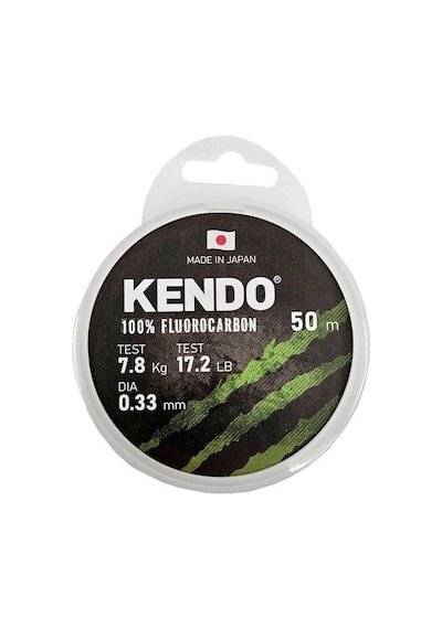 Kendo 100% Fluorocarbon White 50m Misina 0.16mm /2.3kg