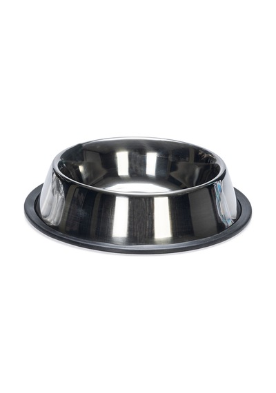 Beeztees Köpek Mama Su Kabı, Paslanmaz Çelik, Kaymaz, 18cm, 700ml