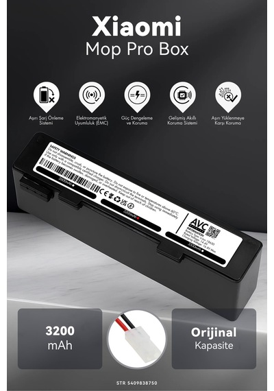 Xiaomi Mi Vacuum Mop Pro 3200mah Box Robot Süpürge Bataryası G.g