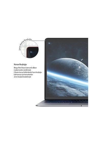 Buff Blogy Flexi Nano Apple Uyumlu MacBook Pro 16 Ekran Koruyucu