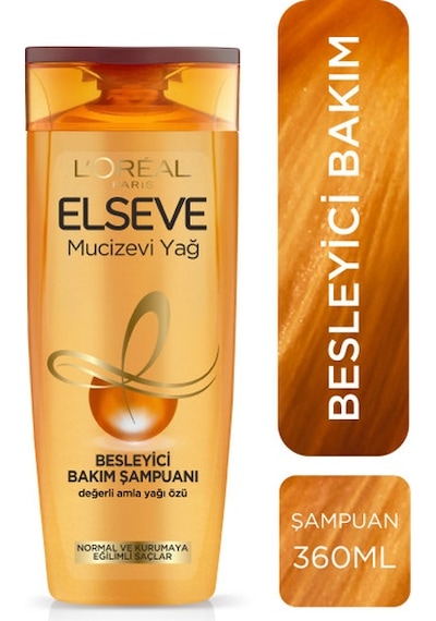 L'Oréal Paris Elseve Mucizevi Yağ Besleyici Bakım Şampuanı 360 ml