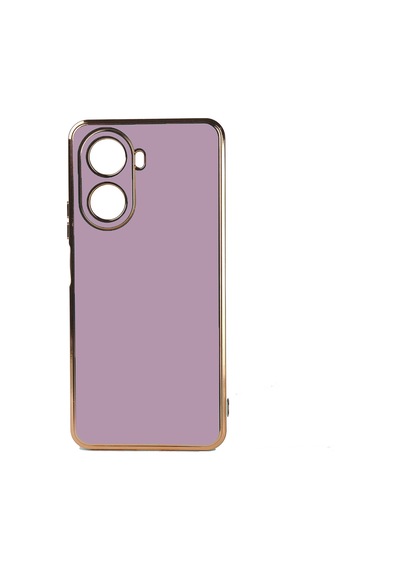 Huawei Nova 10 SE Kılıf Zore Bark Kenarları Altın Renk Kılıf