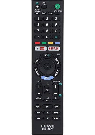 Sony Uyumlu 3D Led Tv Kumanda Netflix Youtube Tuşlu Rm-L1370