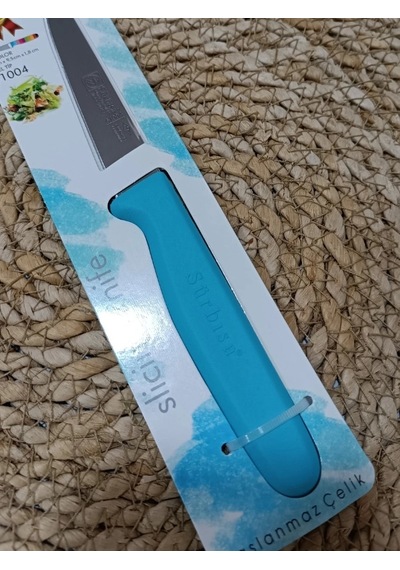 Sürmene 61004 Mutfak Bıçağı 9,50 Cm Turkuaz Çok Renkli