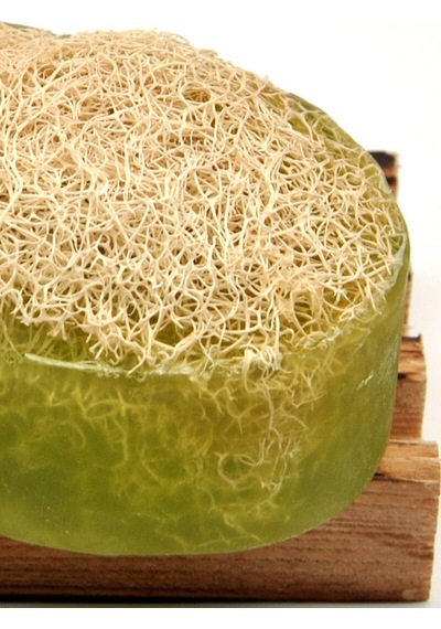 Kabak Lifli El Yapımı Doğal Aloevera Sabunu 120 G x 3 Adet