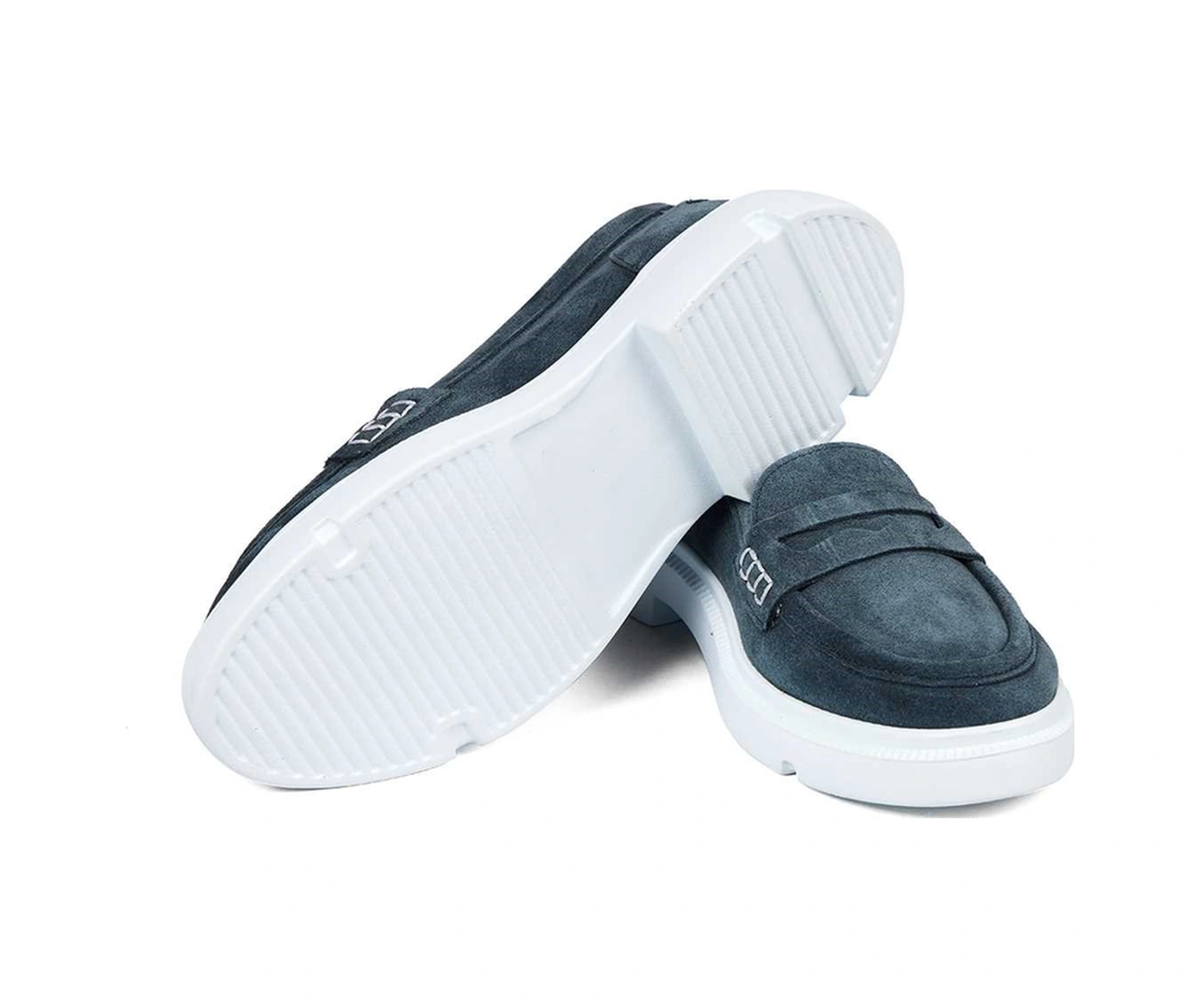 Bestello Bağcıksız Poli Loafer 101-226505-01 Kadın Ayakkabı Grı Suet