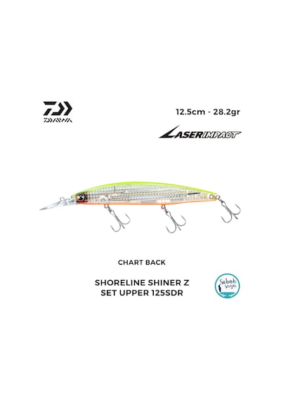 Daiwa Sls-z Set Upper 125sdr-lı 12.5cm 28.2gr Lı Chart Back