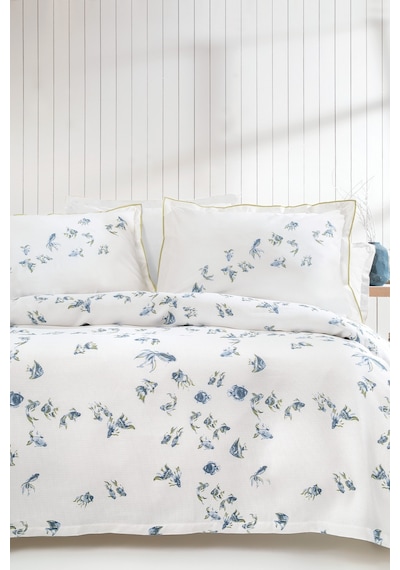 Yataş Bedding Betta Tek Kişilik Pike Takımı - Mavi Yataş Bedding Betta Tek Kişilik Pike Takımı - Mavi