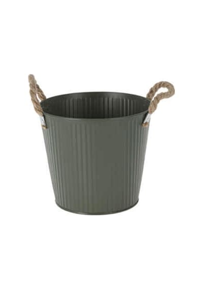 Metal Saksı Jüt Saplar 16x16cm 51801832