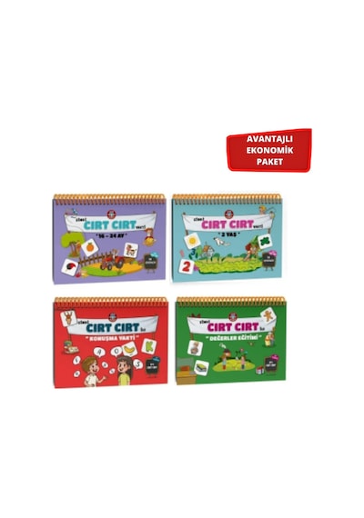 Çocuk Akademi Eko Paket Şimdi Cırt 16-24/konuşma /değerler/2 Yaş Cırt