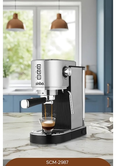 Sinbo Scm-2987 Espresso Kahve Makinesi Gri
