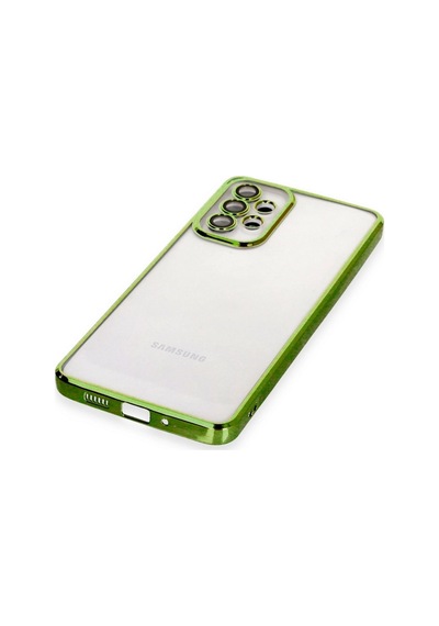 Samsung Galaxy Uyumlu. A33 5g Kılıf Razer Lensli Silikon - Yeşil