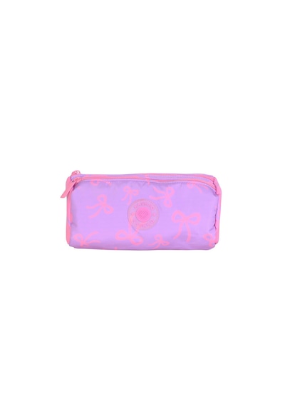 Kaukko Bow Kalem Çantası Lilac-pink K1881