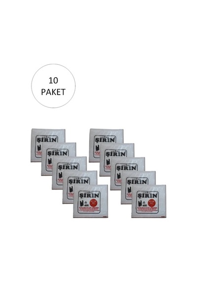 Hubrendy Tedarik Beyaz Kalın Atlet Poşet Büyük Boy 30x57 Cm 1 Kg 10 Paket Takriben 450 Adet