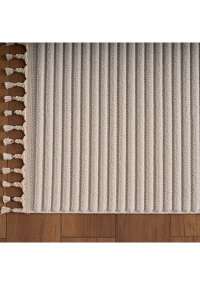Deco Alvin 12612 Halı Yolluk Krem İskandinav