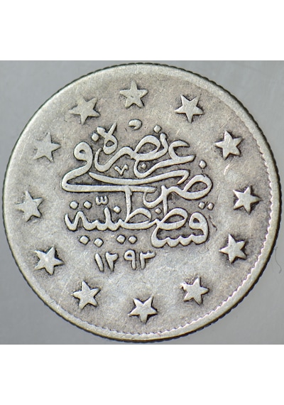 Iı. Abdülhamid Gümüş 2 Kuruş 129323 İstanbul Darbı.