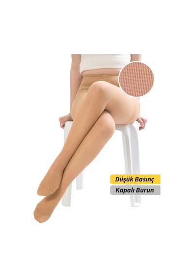 Morsa Cyberg® Külotlu Düşük Basınç Varis Çorabı Ccl 1 (Sadece Kap Ten Rengi CCL1 2XL Standart Uzun