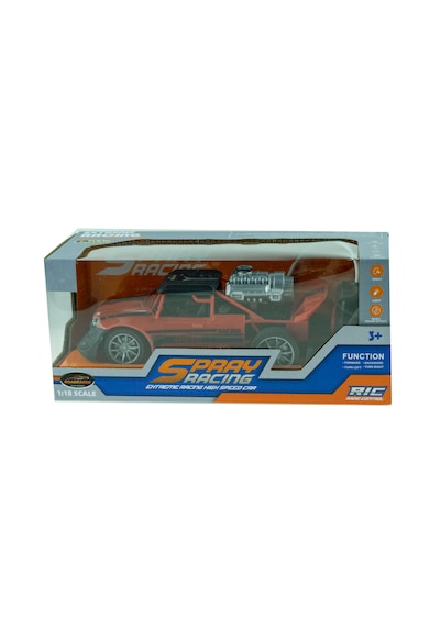 1:18 Sc Uzaktan Kumandalı Spray Araba Duman Çıkaran Kırmızı Şarjl