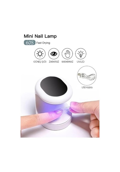 Ayrex Netmarkt Mini Uv Led Kalıcı Oje Kurutucu