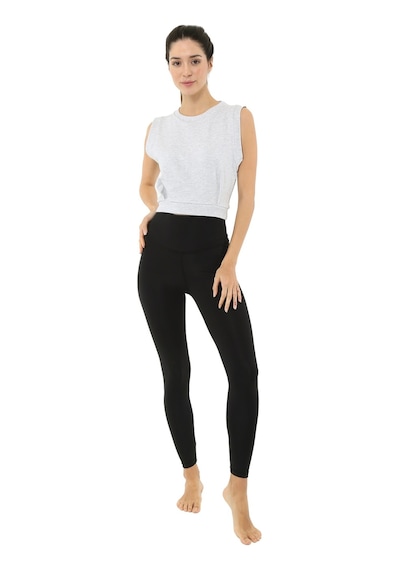 Scorp Spica Kadın Crop Atlet Kar Melange Beyaz