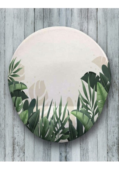 Green Oval Bilek Destekli Mouse Pad Mousepad